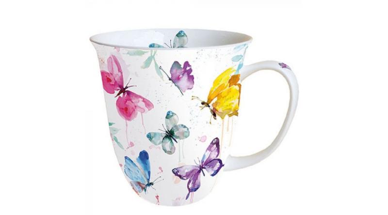 AMB.18416265 Butterfly Collection porcelánbögre 0,4L