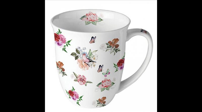 AMB.18419350 Charlotte white porcelánbögre 0,4l