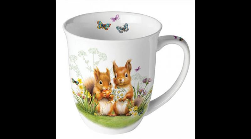 AMB.18419465 Little squirrel porcelánbögre 0,4l