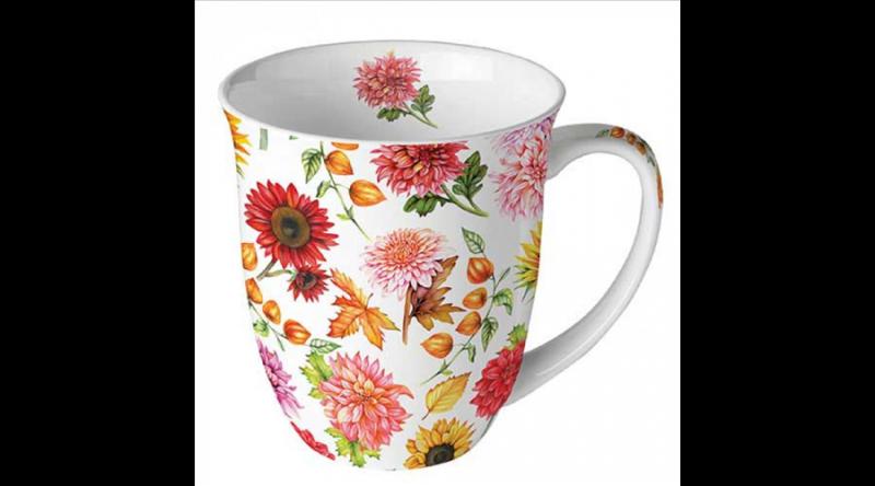 AMB.18419770 Autumn blooming porcelánbögre 0,4L