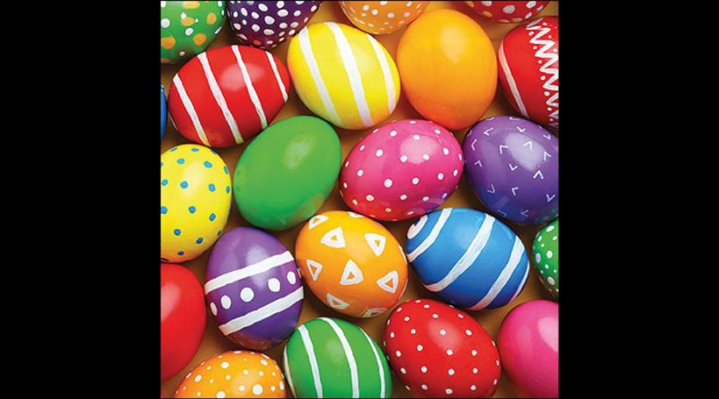AMB.23319750 Painted Easter eggs papírszalvéta 33x33cm,20db-os
