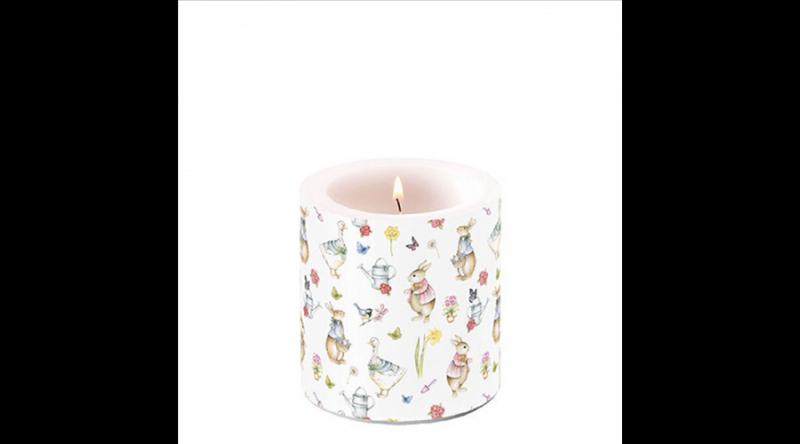 AMB.29219320 Easter garden átvilágítós gyertya 8x7,5cm