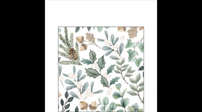 AMB.32519040 Collection of leaves papírszalvéta 25x25cm, 20db-os