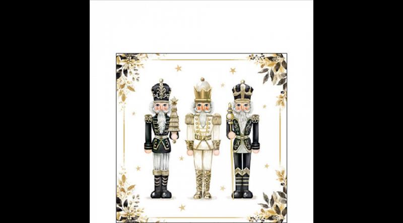 AMB.32519990 Royal nutcrackers papírszalvéta 25x25cm, 20db-os