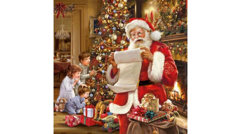 AMB.33305040 Christmas Eve papírszalvéta 33x33cm,20db-os