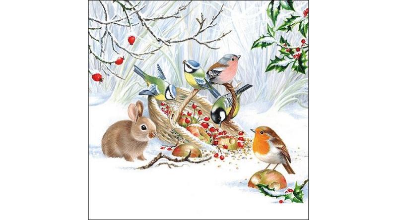 AMB.33314660 Winter Treat papírszalvéta 33x33cm, 20db-os