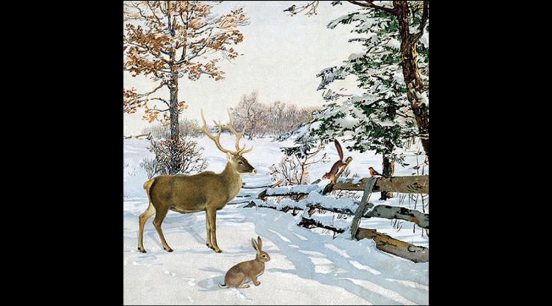 AMB.33319140 Winter evening talk papírszalvéta 33x33cm, 20db-os