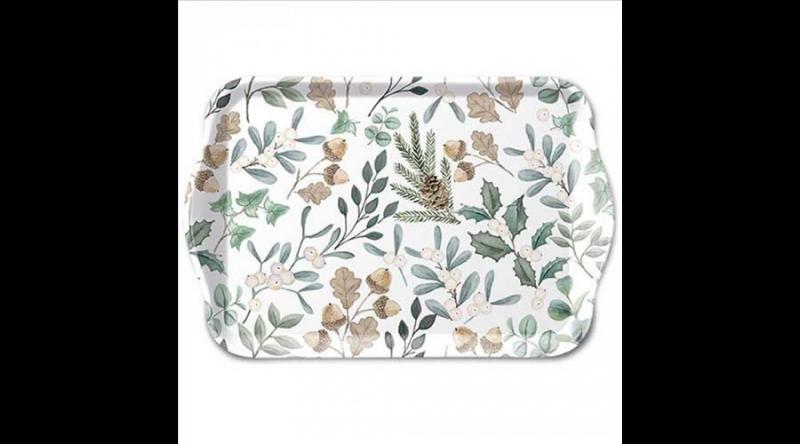 AMB.33719040 Collection of leaves műanyag kistálca 13x21cm