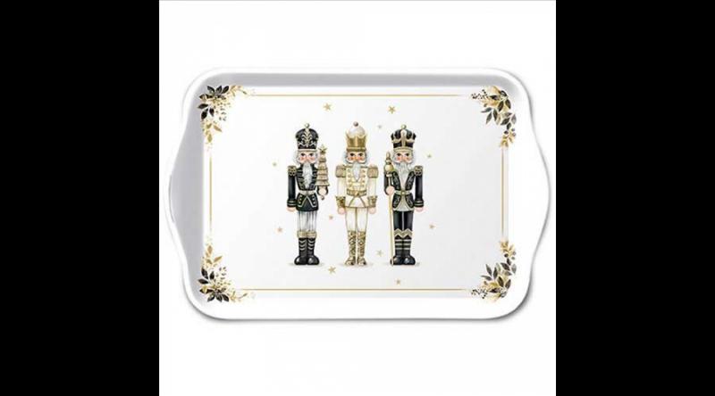 AMB.33719990 Royal nutcrackers műanyag kistálca 13x21cm