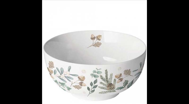 AMB.34819040 Collection of leaves porcelántál 6,5x14cm