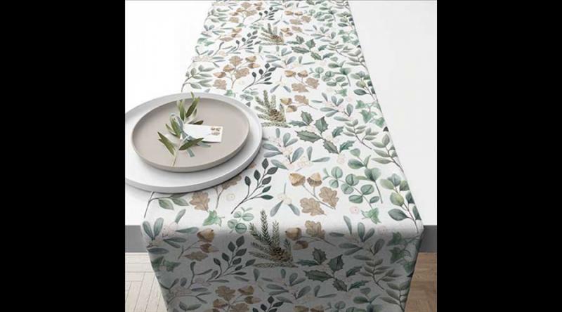 AMB.36619040 Collection of leaves asztali futó 40x150cm, 100% pamut