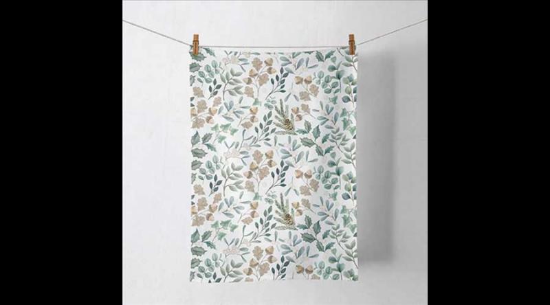 AMB.37819040 Collection of leaves konyharuha 50x70cm, 100% pamut