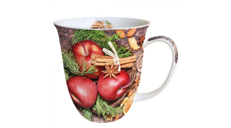 AMB.38415300 Winter Apples porcelánbögre 0,4l