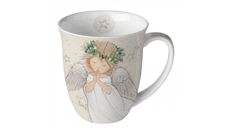 AMB.38417905 Praying angel porcelánbögre 0,4l