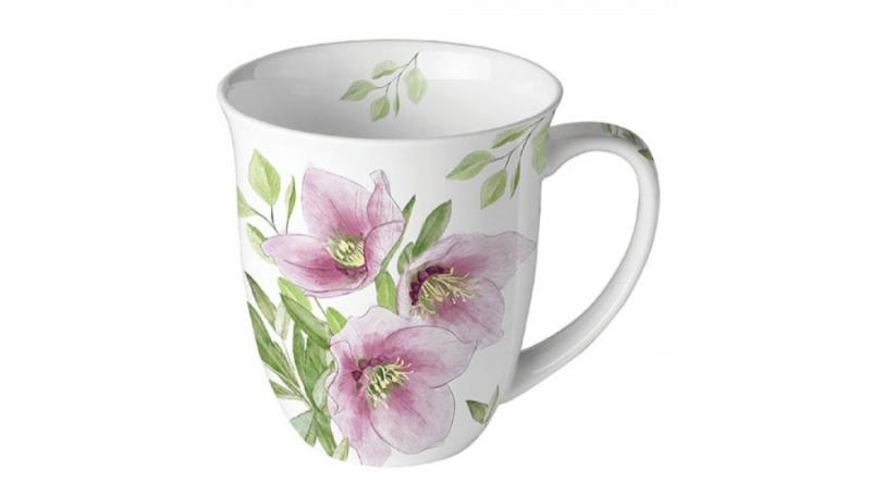 AMB.38418015 Classic helleborus porcelánbögre 0,4l