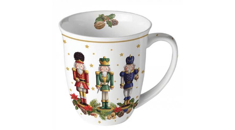 AMB.38418090 Bearded nutcracker Porcelánbögre 0,4l