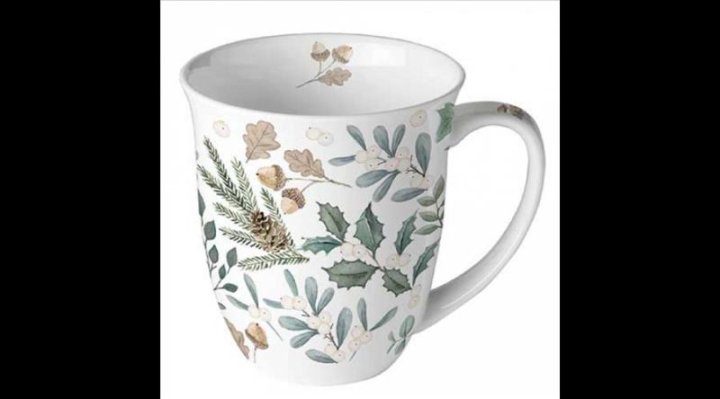 AMB.38419040 Collection of leaves porcelánbögre 0,4l