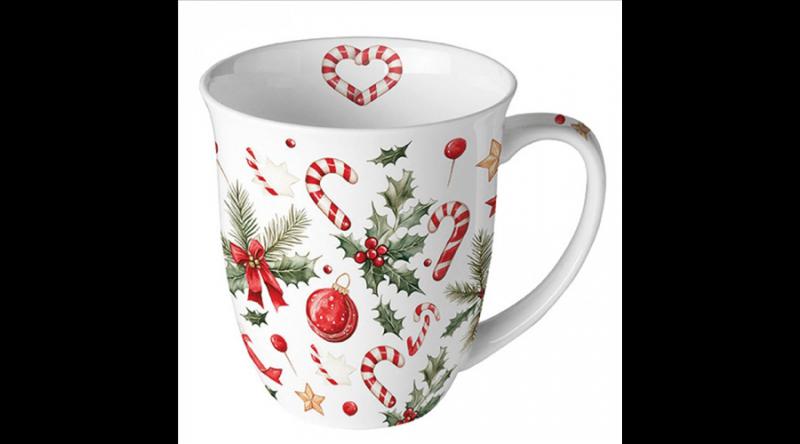 AMB.38420290 Christmas Elements porcelánbögre 0,4l