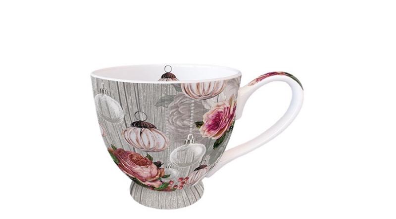 AMB.38814690 Roses and Baubles porcelánbögre 0,45L