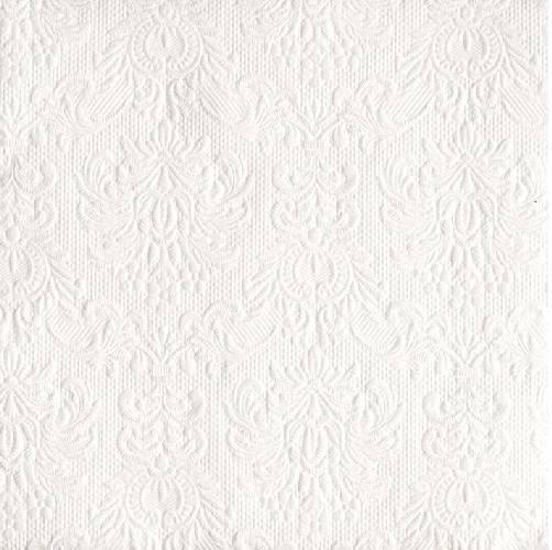 Ambiente 14004925 Elegance white papírszalvéta, nagy,  40x40cm,15db-os