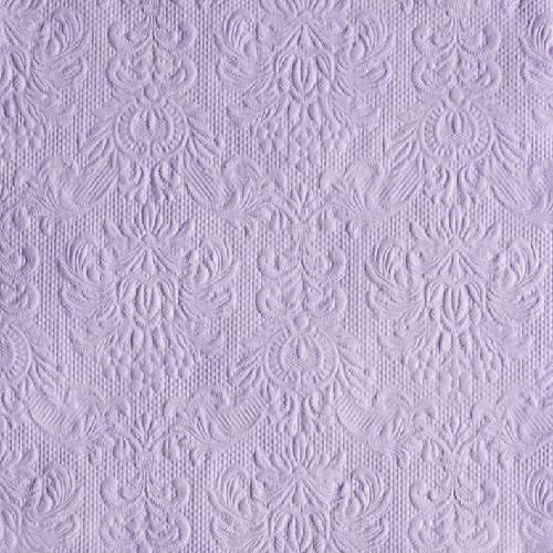 Ambiente 14004929 Elegance lavender papírszalvéta, nagy, 40x40cm,15db-os szalvéta, levendula színű