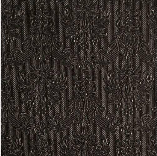 Ambiente 14004930 Elegance black papírszalvéta nagy, 40x40cm,15db-os