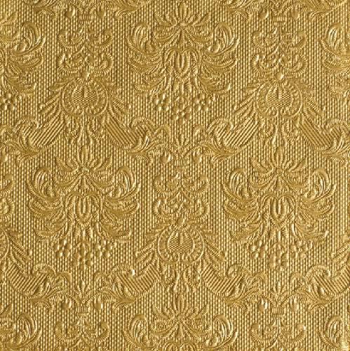 Ambiente 14004937 Elegance gold papírszalvéta, nagy, 40x40cm,15db-os