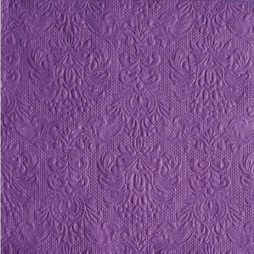Ambiente 14005512 Elegance Purple papírszalvéta nagy, 40x40cm,15db-os