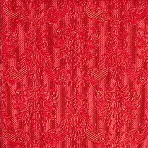 Ambiente 14005515 Elegance red papírszalvéta, nagy, 40x40cm, 15db-os