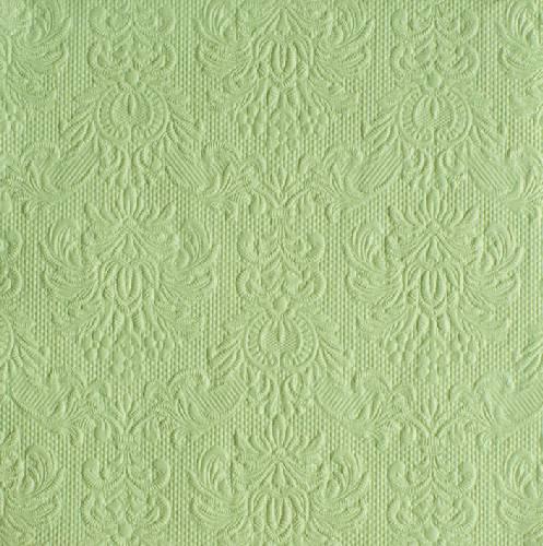 Ambiente 14007907 Elegance Pale Green papírszalvéta nagy, 40x40cm,15db-os