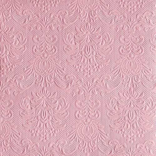 Ambiente 14011109 Elegance Pastel Rose papírszalvéta nagy, 40x40cm, 15db-os
