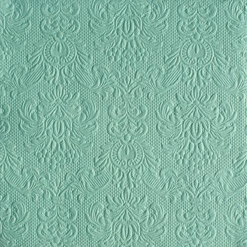Ambiente 14011110 Elegance Pale Aqua papírszalvéta nagy, 40x40cm,15db-os