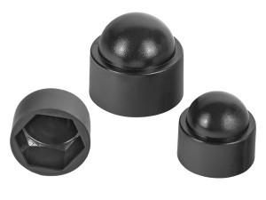 Anyatakaró kupak hatlapú M18 anyákra, műanyag, 50db Anyasapka, fekete, szürke, fehér