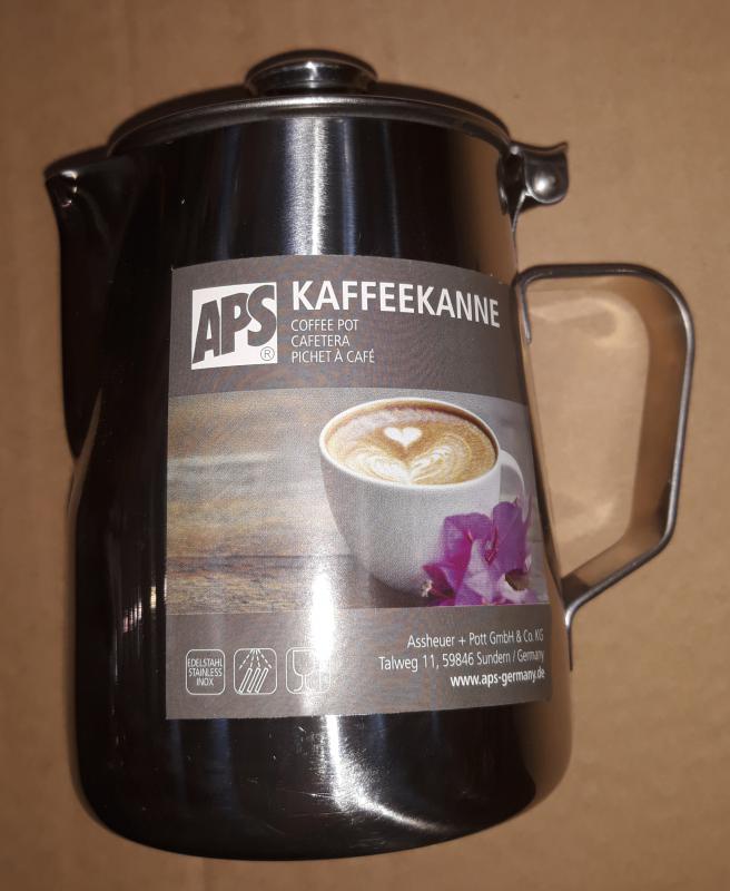 APS rozsdamentes kávékiöntő tetővel, 35 cl, 438220