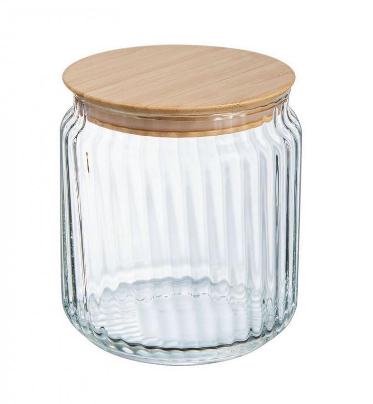 ARC NOVA POT 0,75 l üveg, bambusz tetővel 11,7×10,5 cm
