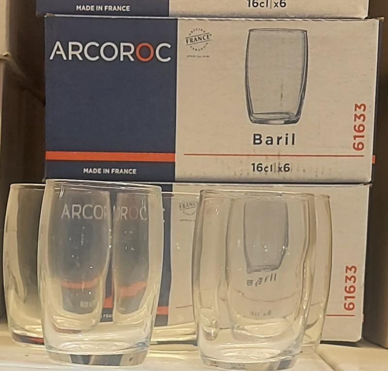 Arcoroc Baril boros pohár, 16cl, 6db