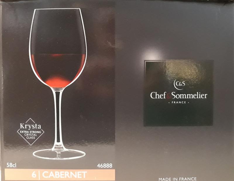Arcoroc Chef Sommelier; Cabernet boros pohár (tulip), 58 cl 6db