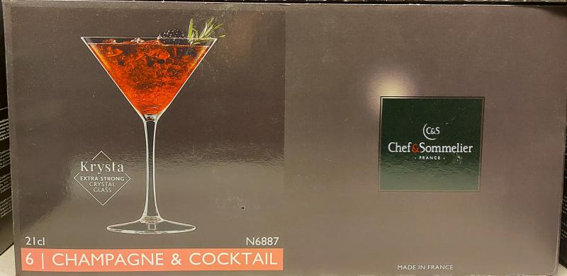 ARCoroc Chef Sommelier; Cabernet koktélos kehely, 21 cl, 6 db, 508138