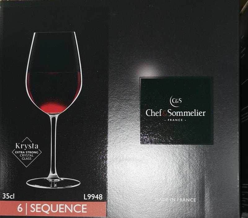 Arcoroc Chef Sommelier; Sequence talpas boros pohár, 35 cl, 6 db, 508127