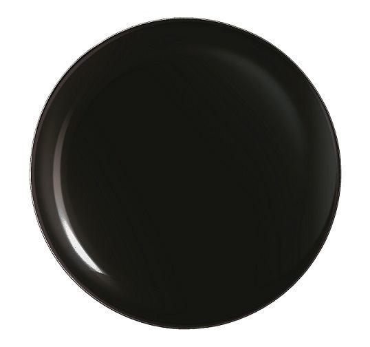 Arcoroc EVOLUTIONS BLACK pizza tányér 32cm, fekete, üveg