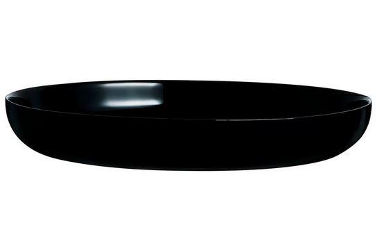 Arcoroc FRIENDS TIME FEKETE walled tányér 25cm