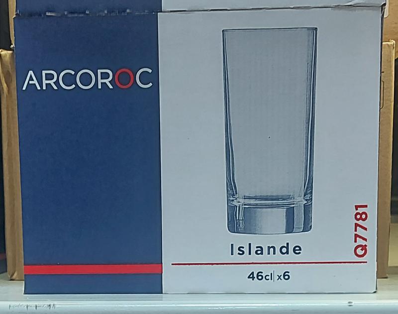 Arcoroc Island 46cl üdítős pohár, 6db, Q7781