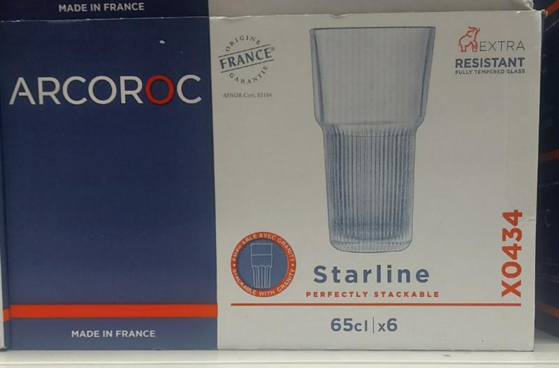 Arcoroc STARLINE FH pohár 65 cl 6db, üveg