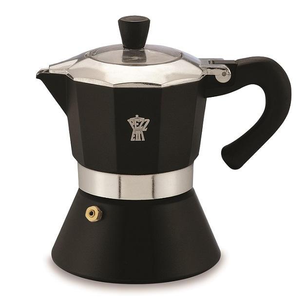 BELLEXPRESS BLACK alumínium fekete kávéfőző 3 személyes