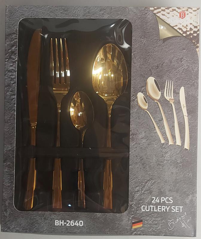 Berlinger H. Champagne 24 részes evőeszköz készlet BH-2640