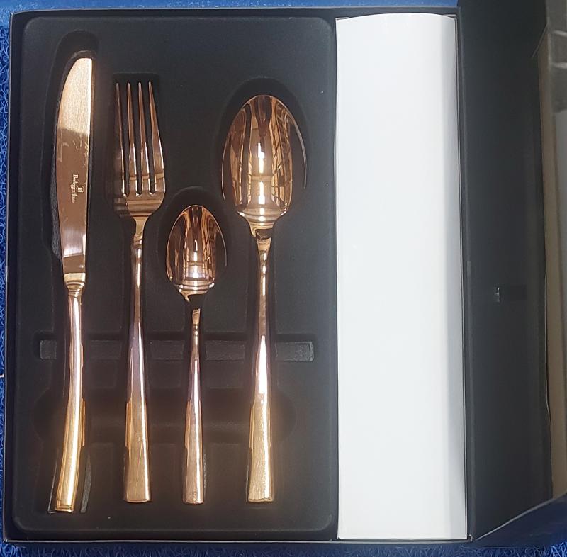 Berlinger H. Rosegold 24 részes evőeszköz készlet BH-2637A