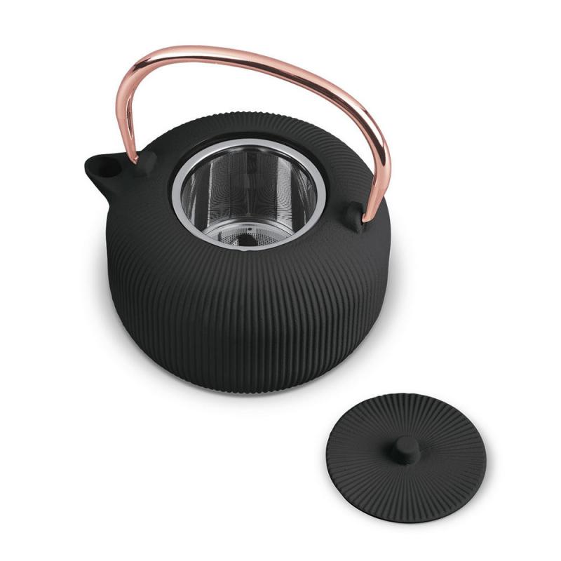 Berlinger Haus BLACK ROSE öntöttvas teáskanna 1 literes, BH-8941