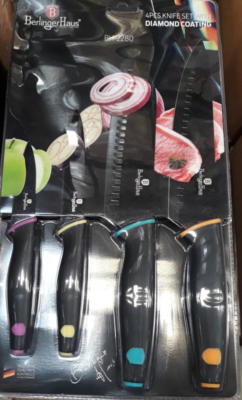 Berlinger Haus Diamond Coating késkészlet, 4 db, BH-2280