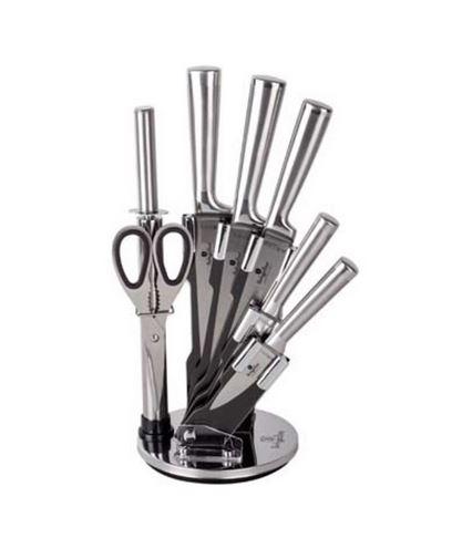 Berlinger Haus ETERNAL rozsdamentes bevonatos késkészlet 7 r.+akrill állvány, BH-2808
