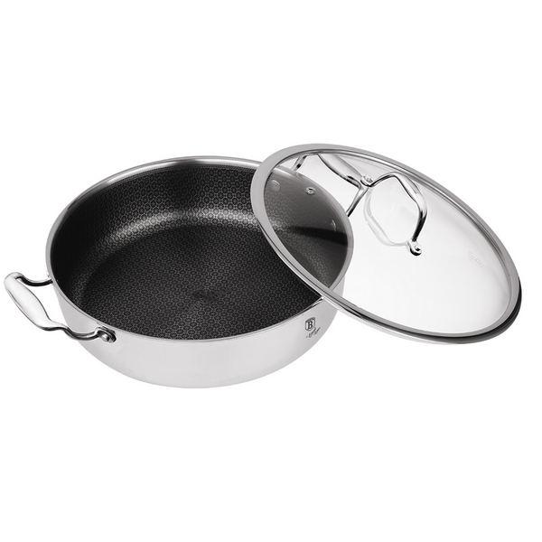 Berlinger Haus ETERNAL rozsdamentes bevonatos szeletsütő+fedő 28x7,5cm 2 fül indukciós, BH-8515N/BH-7447